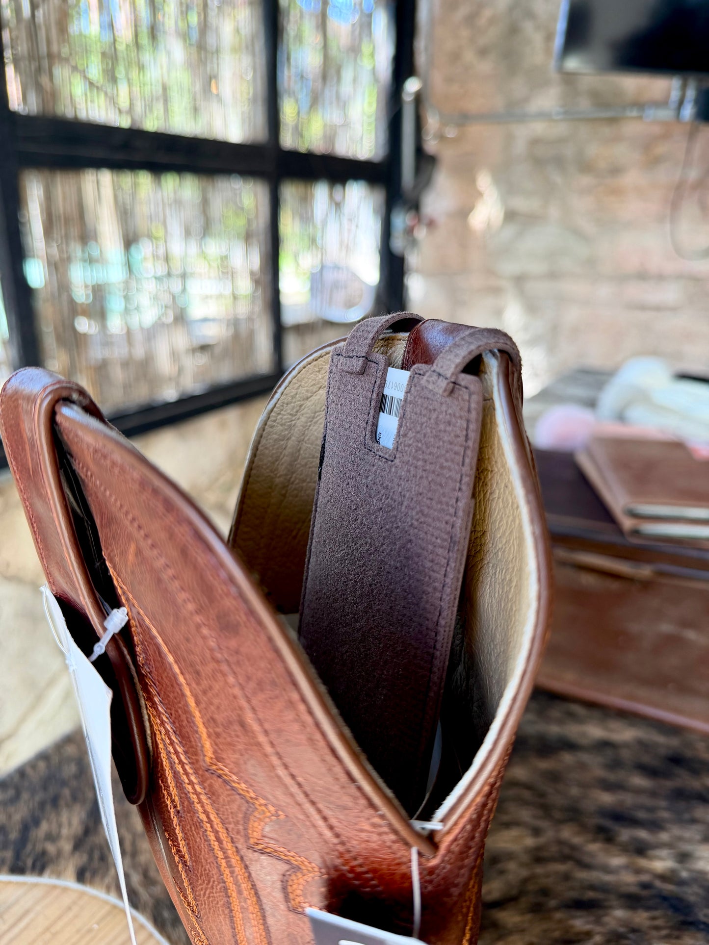 Cowboy Boot Wallet w/ Snap Closure