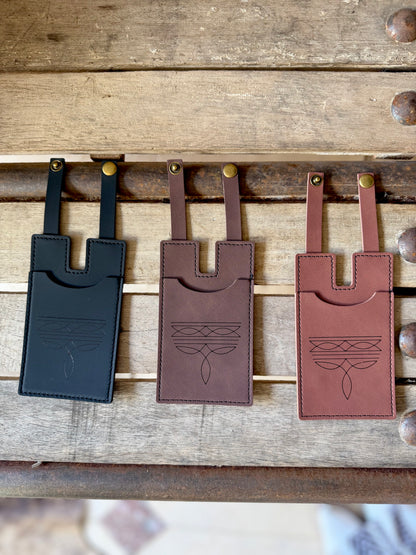 Cowboy Boot Wallet w/ Snap Closure