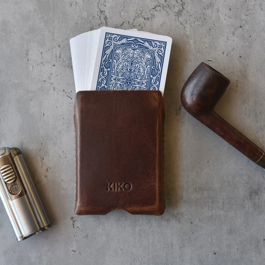 Leather Playing Card Sleeve