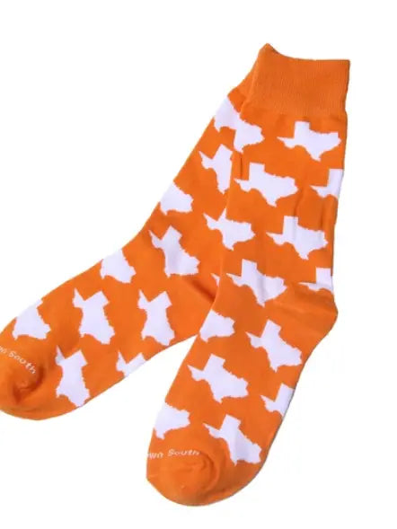 Texas Orange Socks