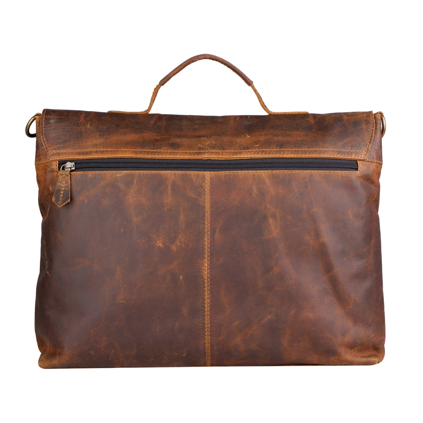 The Genuine Buffalo Leather Laptop Briefcase