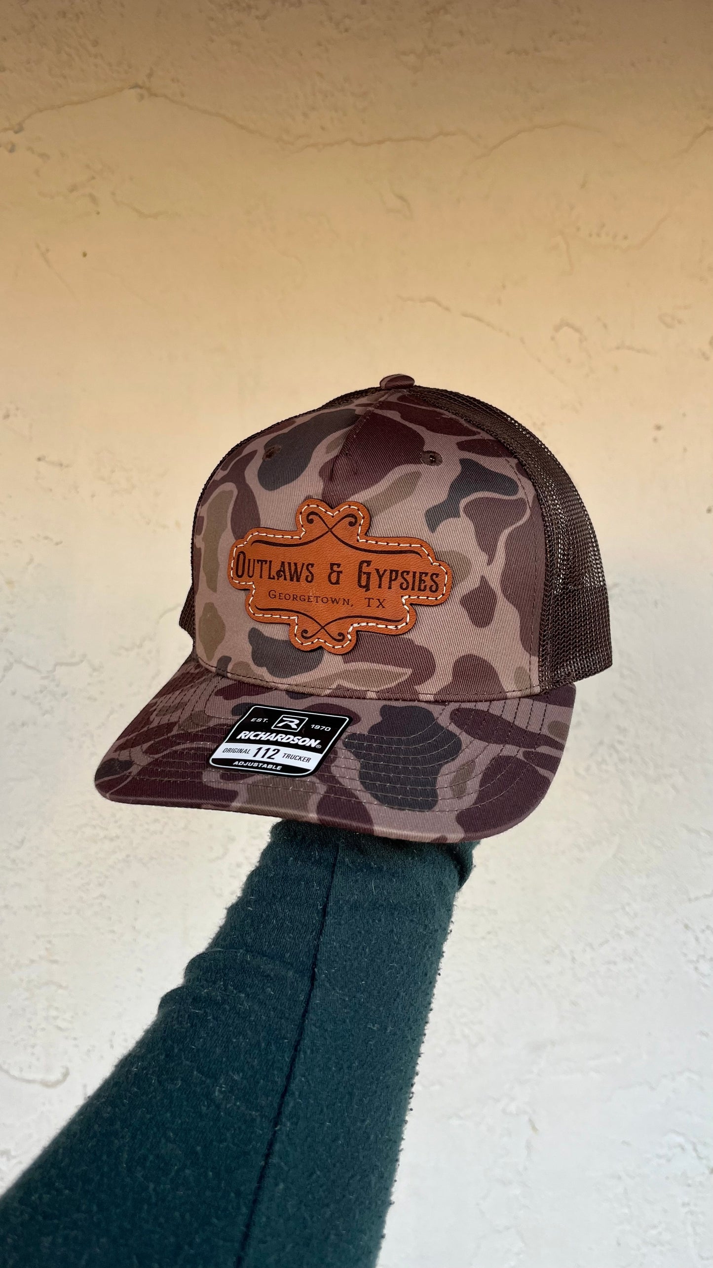 O&G Mesh Back Cap - Bark Duck Camo Brown