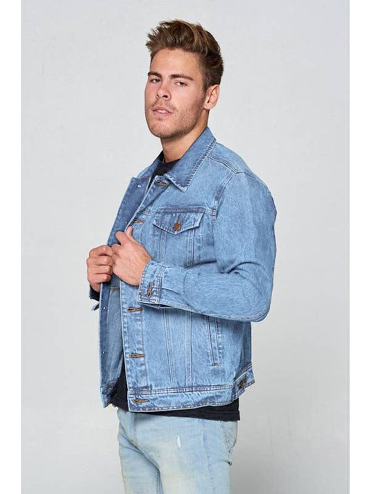 Men's Denim Jacket Light Blue