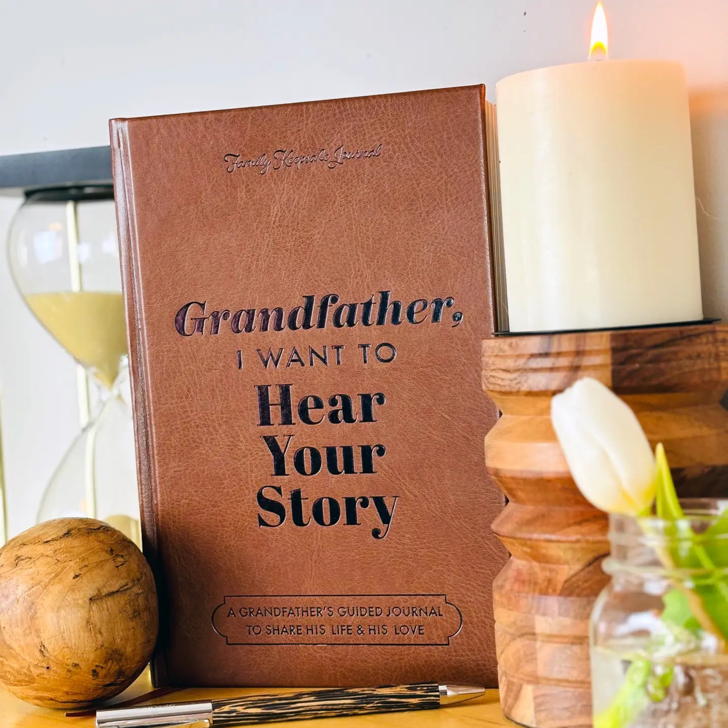 "Grandfather, I Want To Hear Your Story" Keepsake Journal