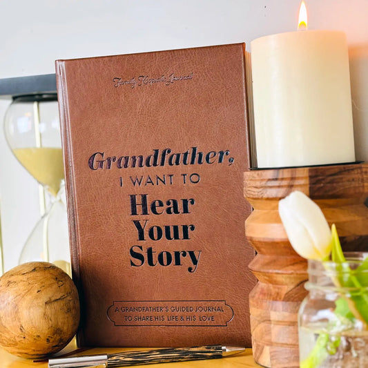 "Grandfather, I Want To Hear Your Story" Keepsake Journal