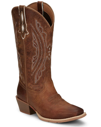 Justin Women's Rein Waxy Tan Water Buffalo Boot