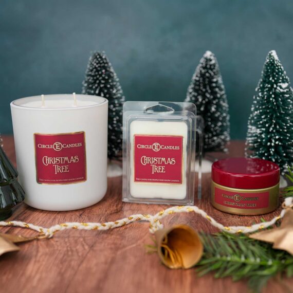 Christmas Tree Circle E 14 Oz Candle