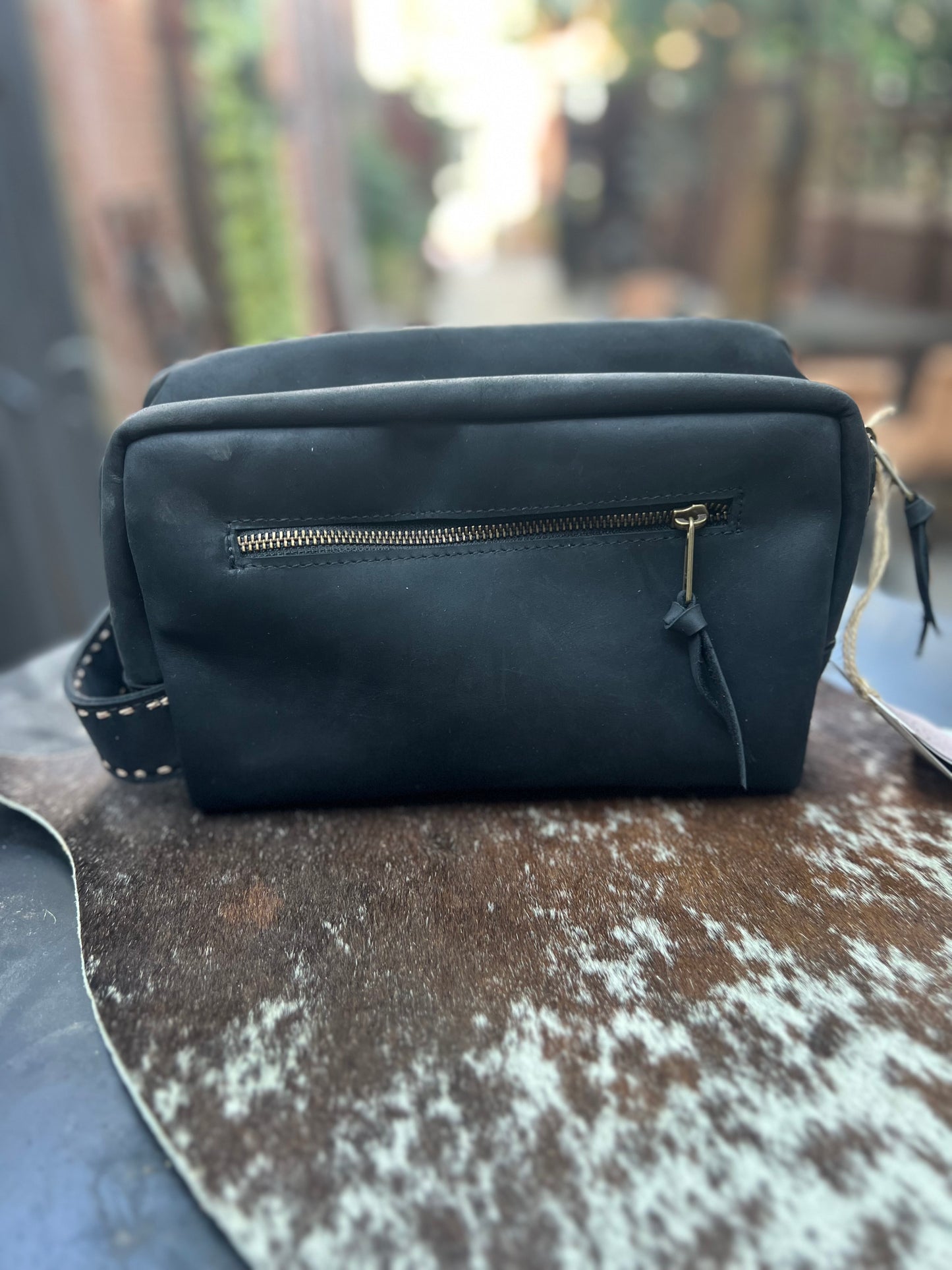 Pranee Jackson Glenwood Leather Dopp Kit