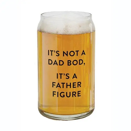 Dad Bod Beer Glass