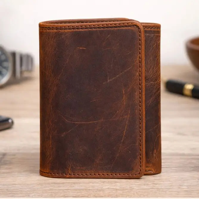 Trifold Leather Men's Wallet