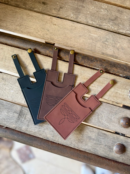 Cowboy Boot Wallet w/ Snap Closure