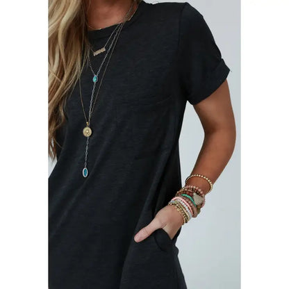 On The Road Pocket Tee Dress