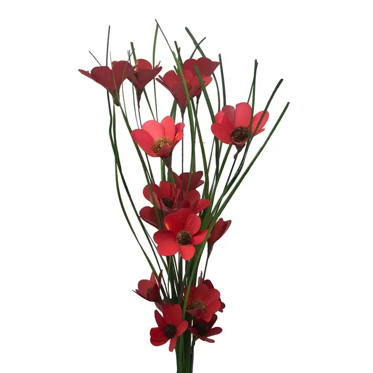 6 Stem Red Poppy Bouquet
