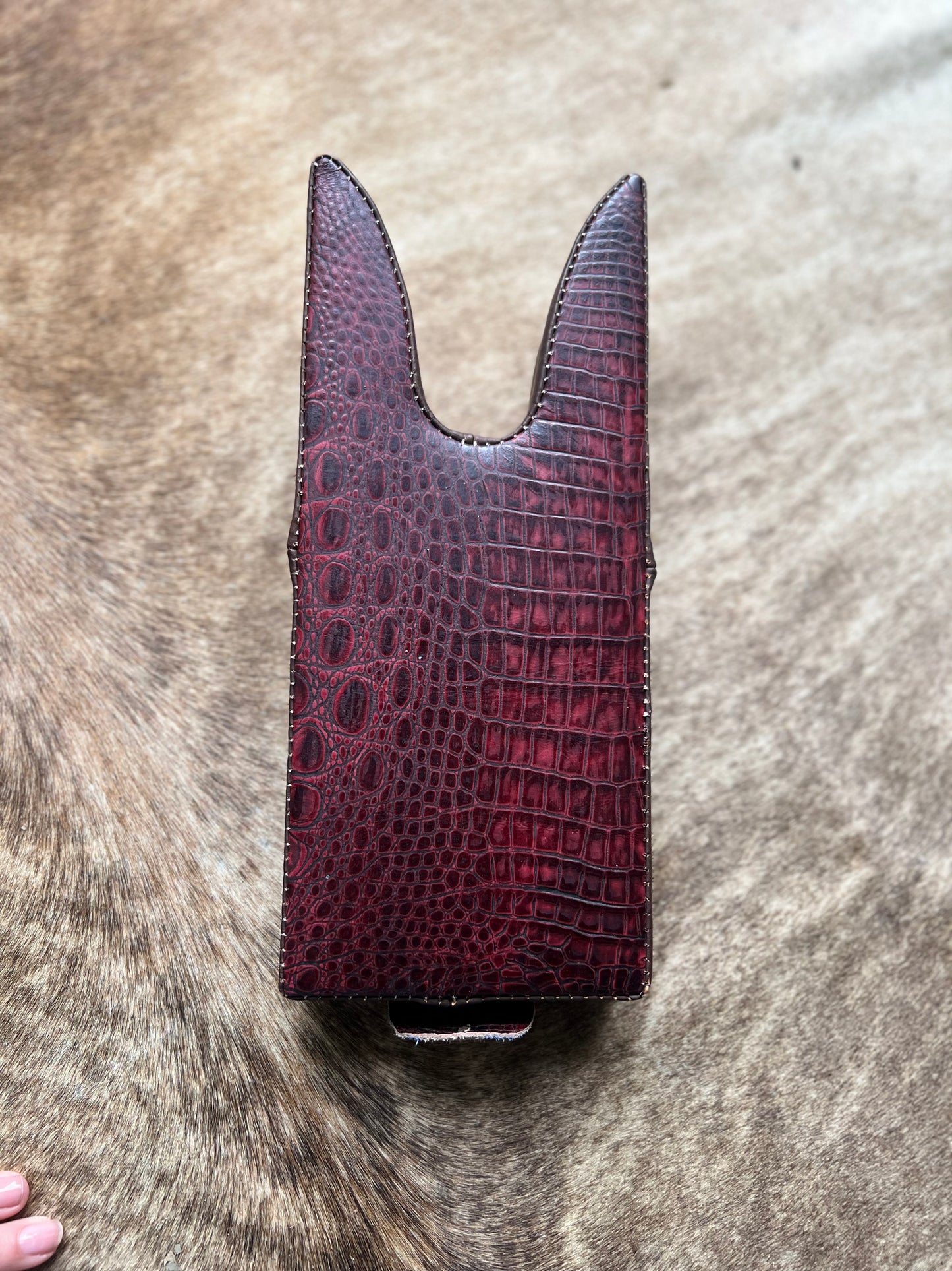 Thick Tooled Leather Boot Jack