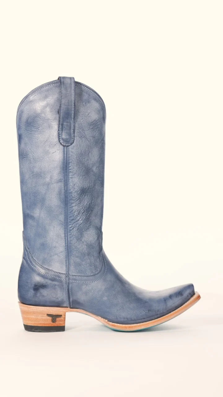 Lane Emma Jane Boot in Washed Denim