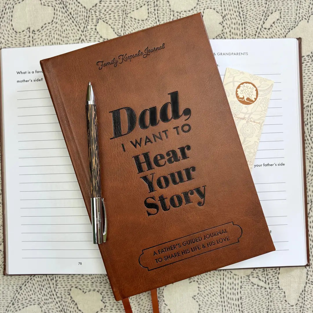 "Dad, I Want To Hear Your Story" Keepsake Journal