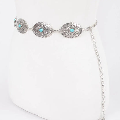 Medium Western Chain Concho Belt