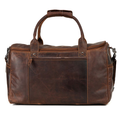 Large Leather Weekender Bag - Vintage Sandal
