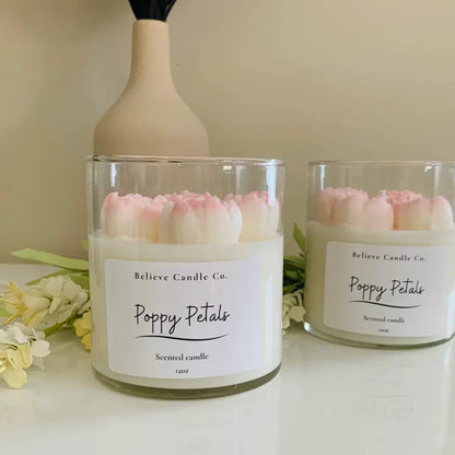 Poppy Petals Candle