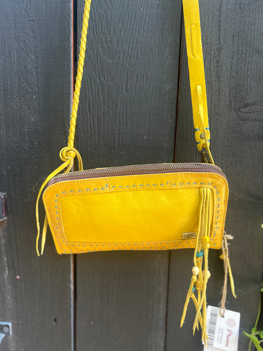 Pranee Austin Penny Leather Wallet Crossbody