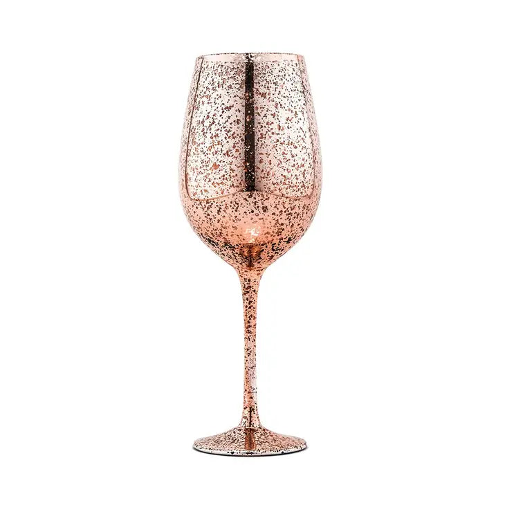 Mercury Wine Glass - Rose Gold