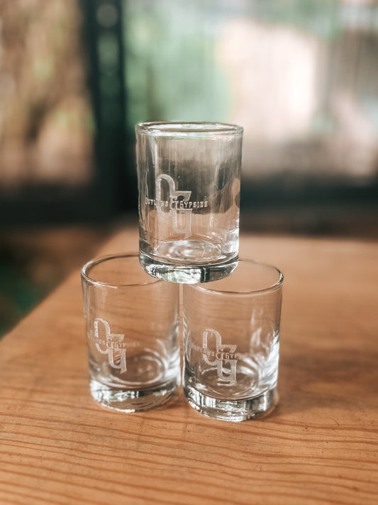 O&G Etched 2oz Shot Glass