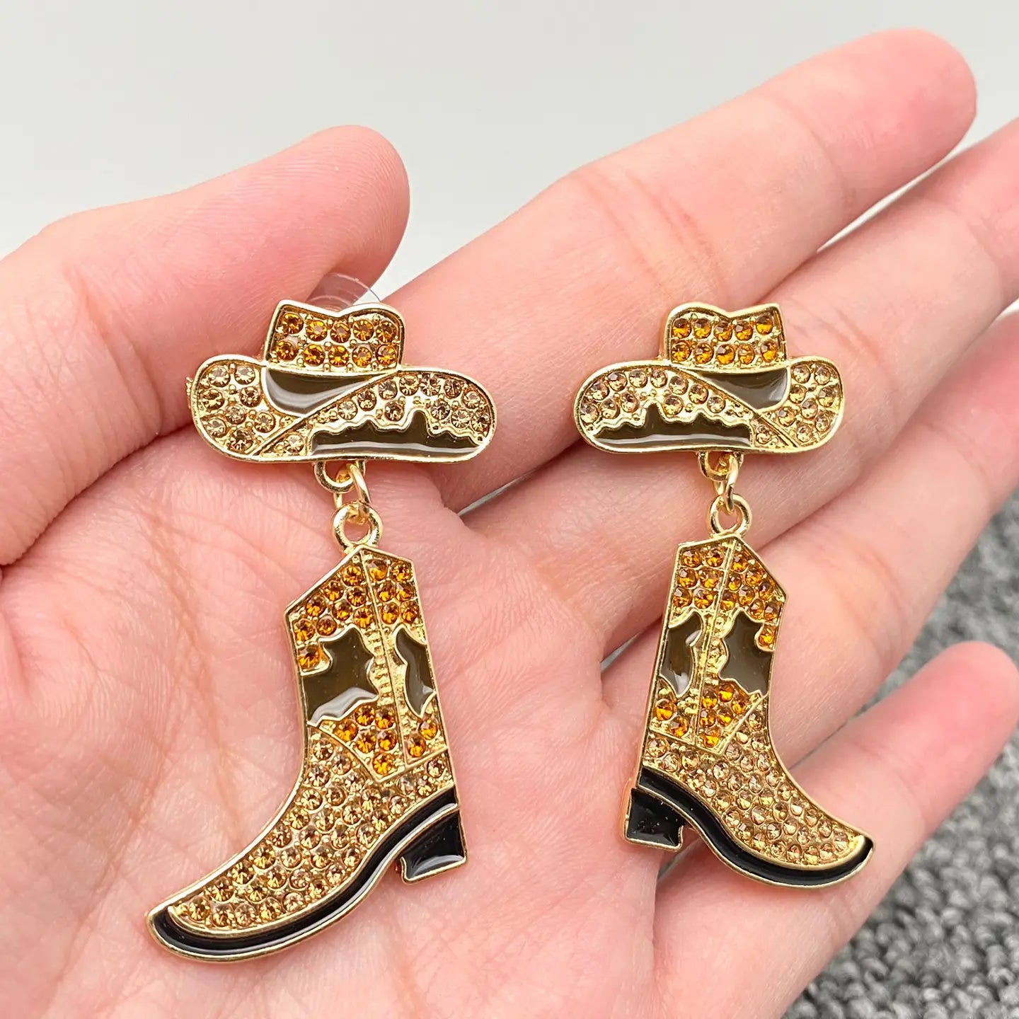 Western Boot & Hat Earrings