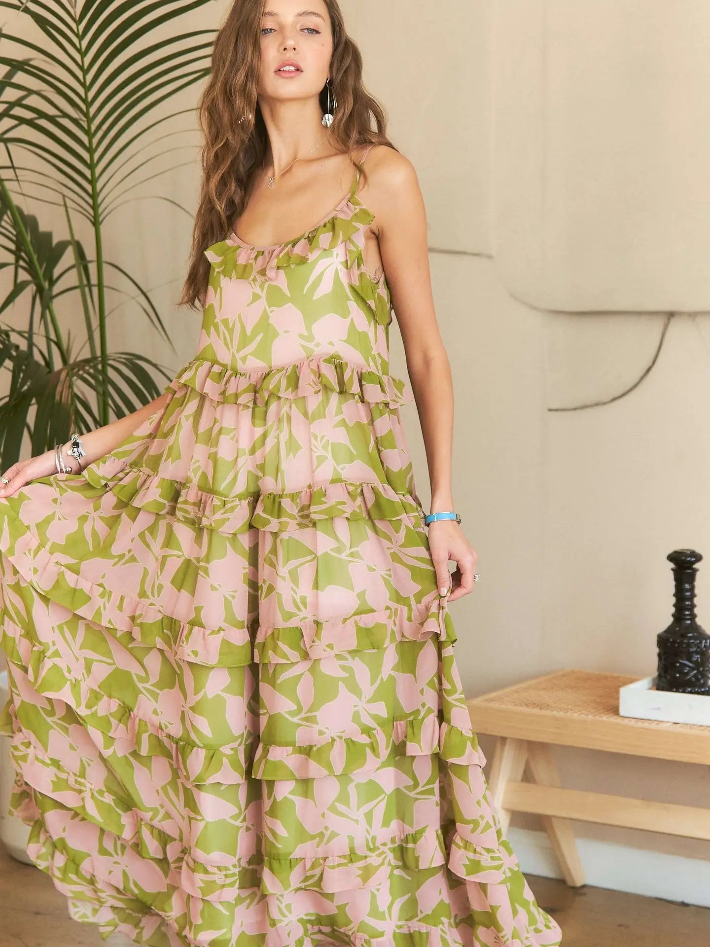 Ruffled Maxi Sundress