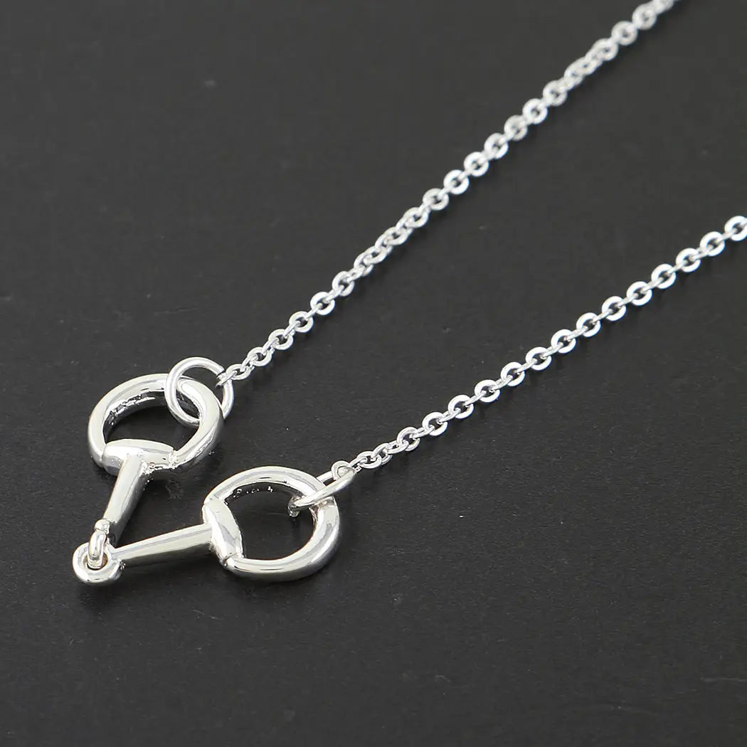 Horse Bit Toggle Chain Necklace