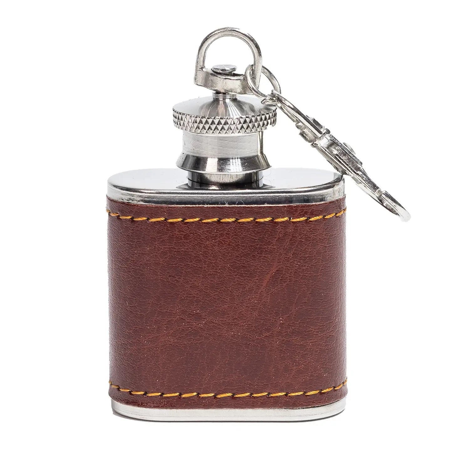 Executive Flask & Toothpick Keychain Set