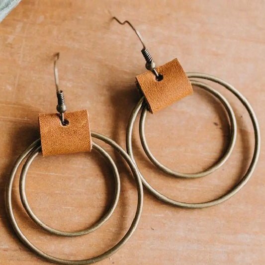 Gold Vintage Hoop Earrings