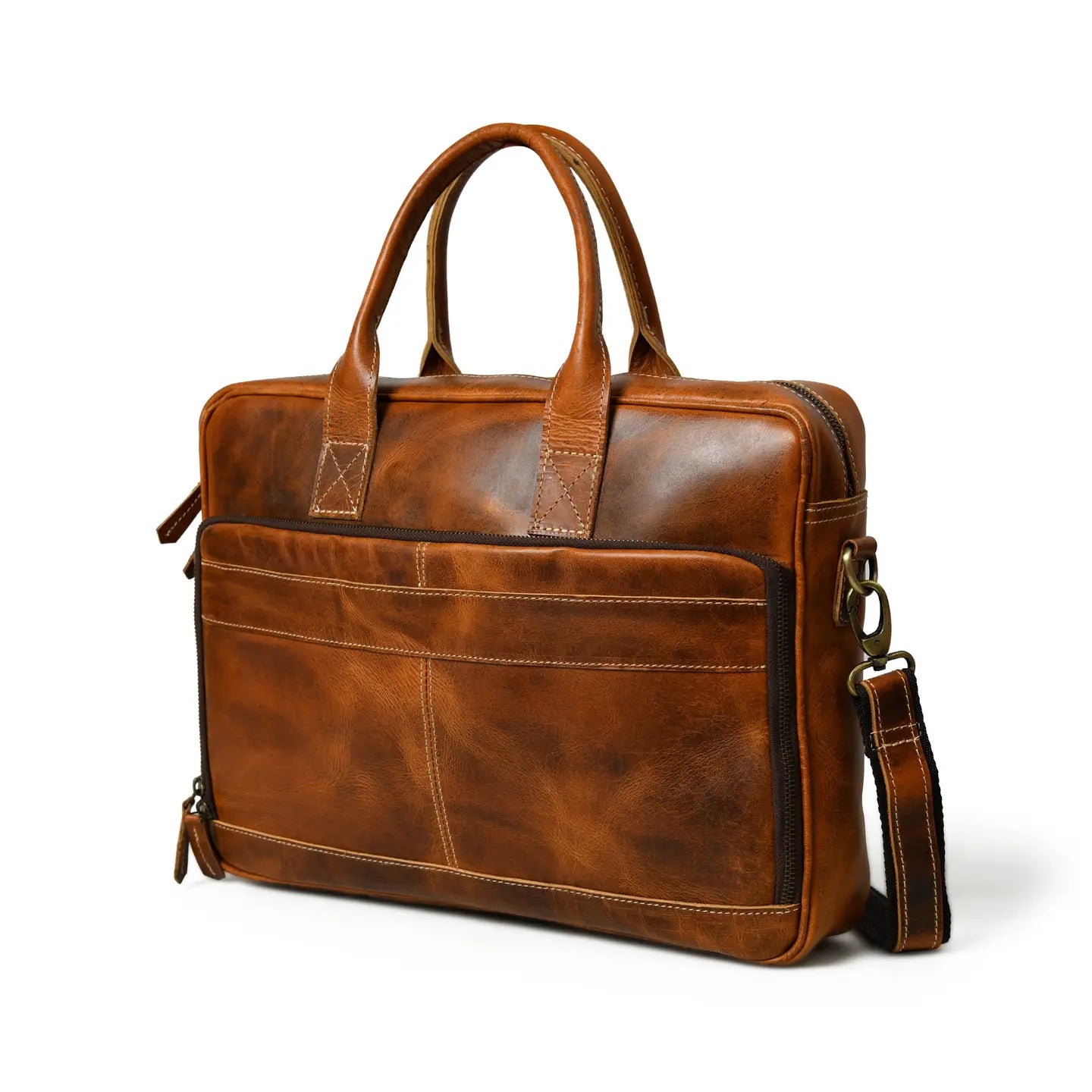 Bison Elite Office Leather Briefcase