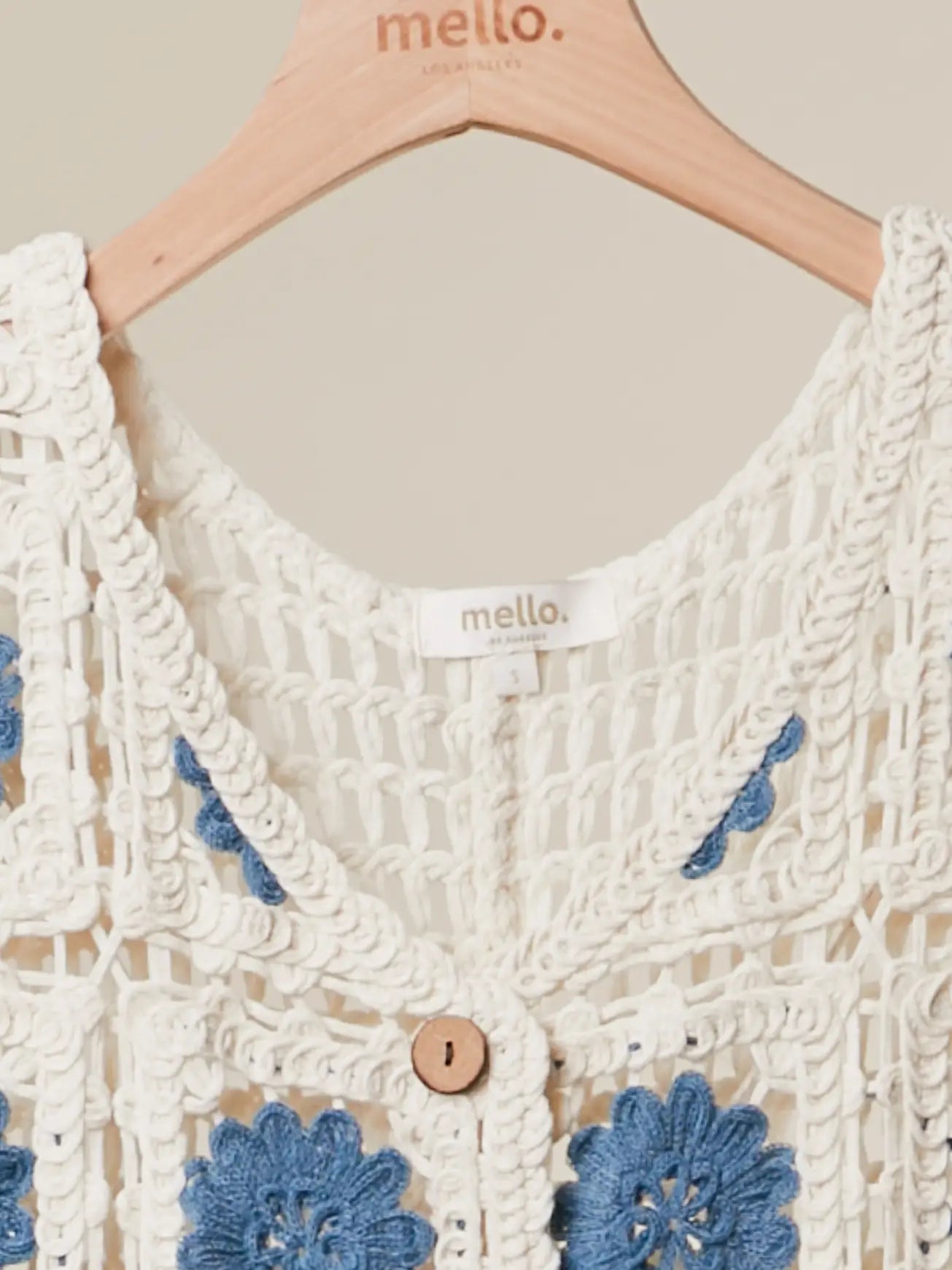 Crochet Floral Detail Tank Top