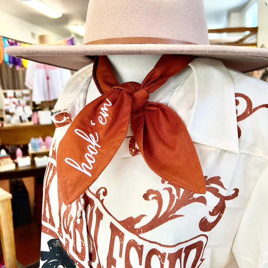 Hook 'em Ascot Scarf