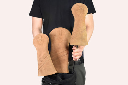 Leather Golf Headcover - Tan
