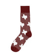 Texas Maroon Socks