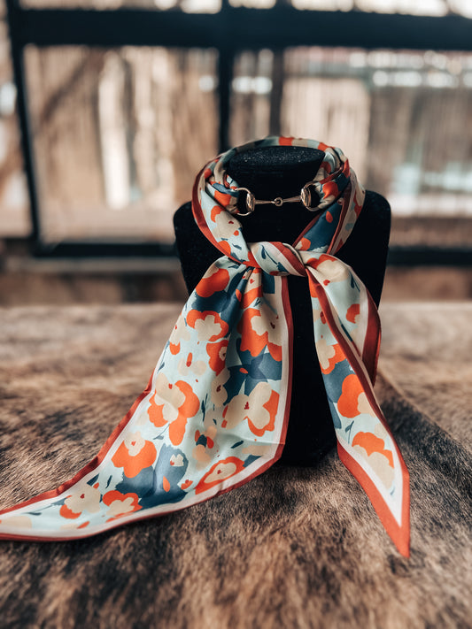 Gold Horse Bit Scarf Slide