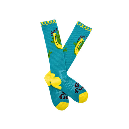 Lucky Chuck Get Lucky Aqua Boot Socks