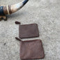 Brown Leather Coin Pouch