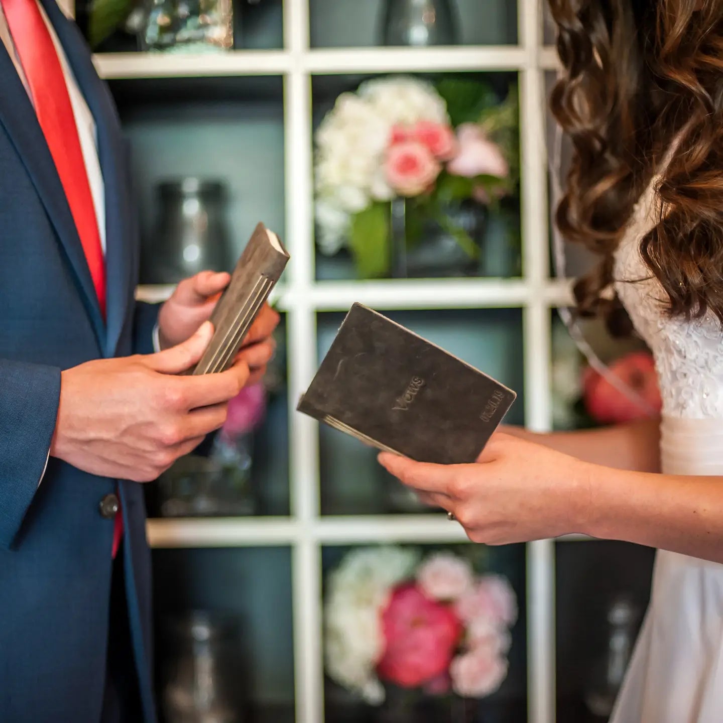 Bride or Groom Wedding Vow Book