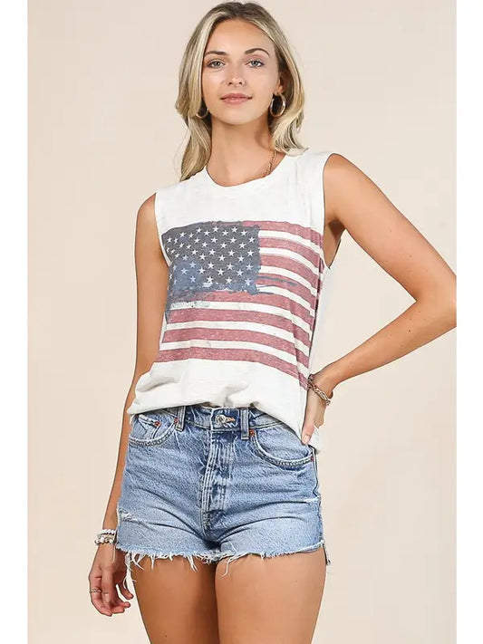 American Graphic Tank Tee