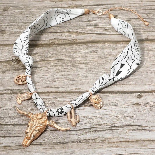 Western Charm Bandana Necklace