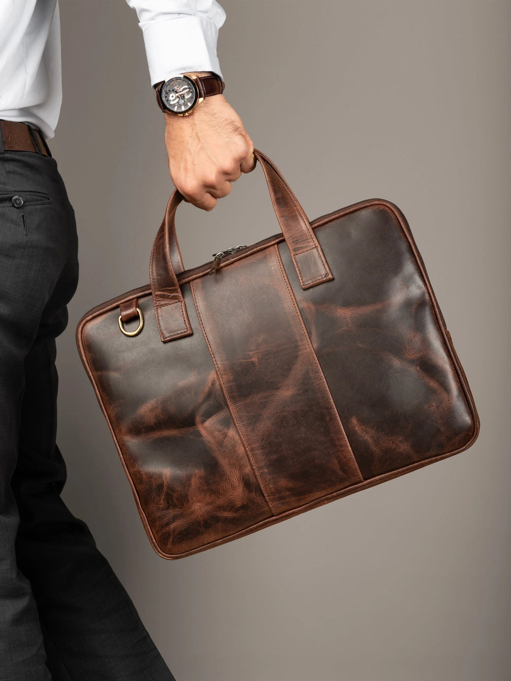 Harbor Leather Laptop Briefcase