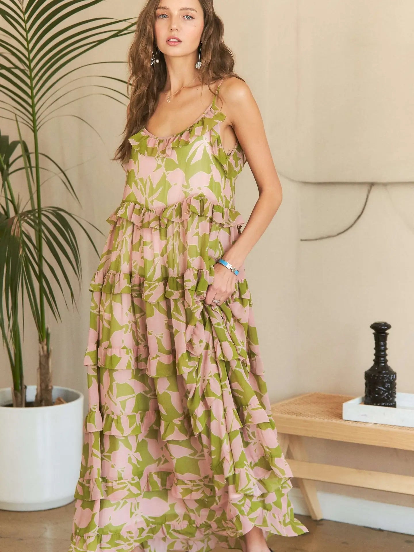 Ruffled Maxi Sundress
