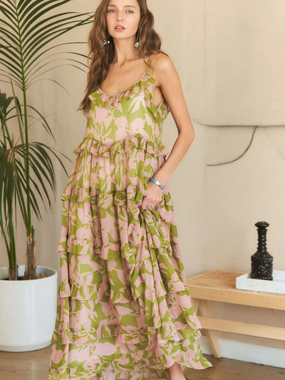 Ruffled Maxi Sundress