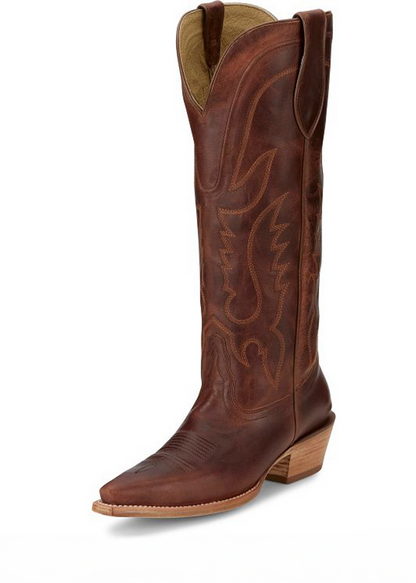 Tony Lama Women's Jess Wine Goat Boots