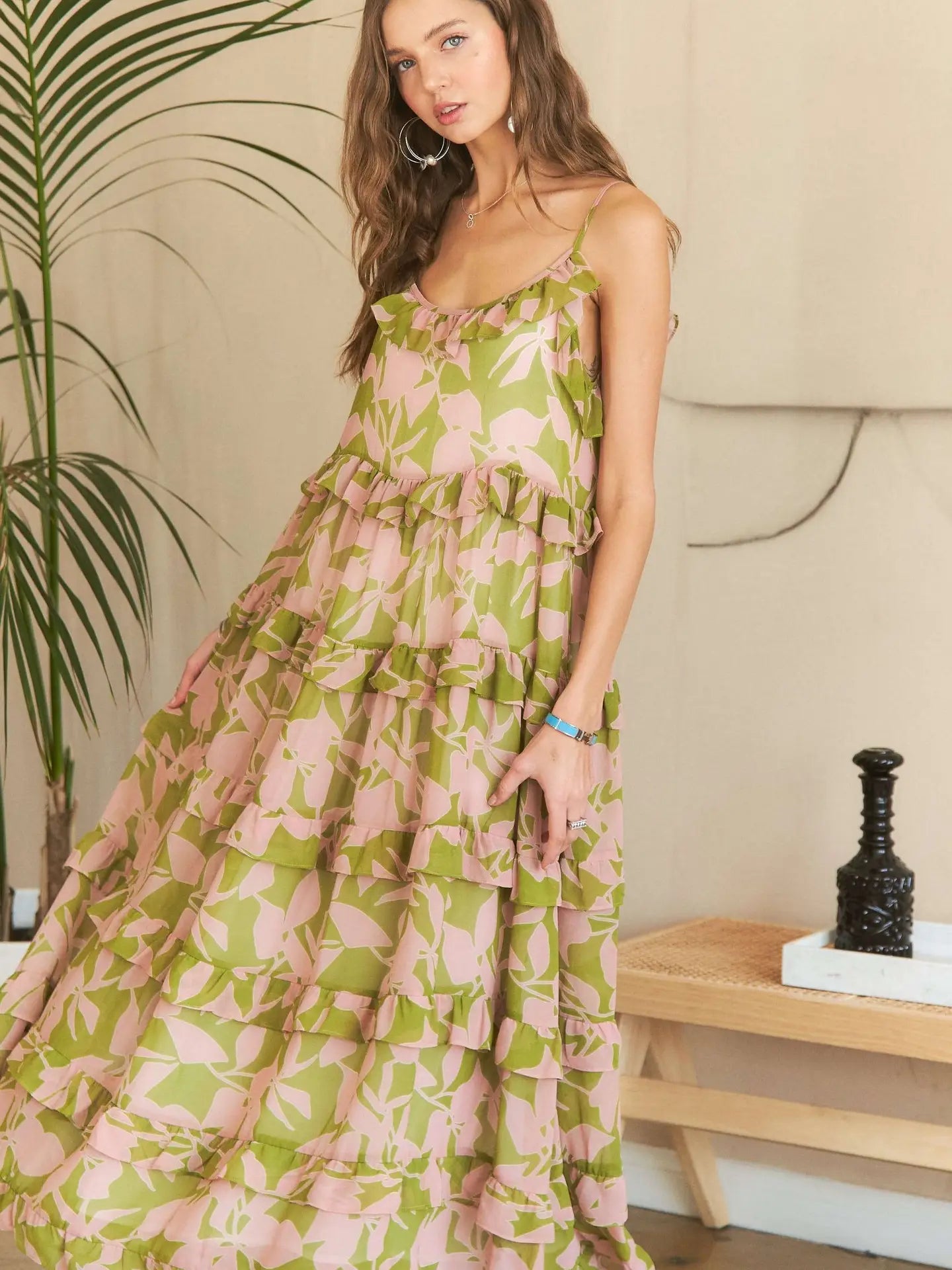 Ruffled Maxi Sundress