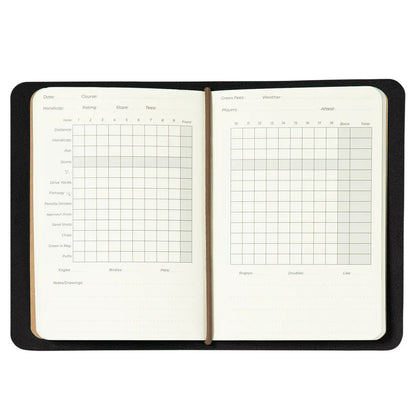 Refillable Leather Golf Log