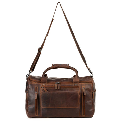 Large Leather Weekender Bag - Vintage Sandal