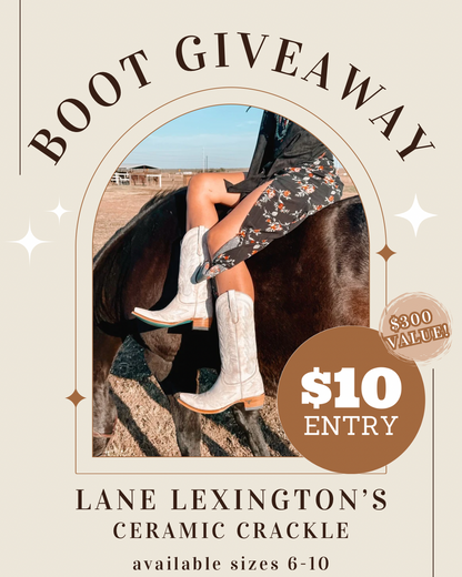 LEXINGTON BOOT RAFFLE GIVEAWAY🎉